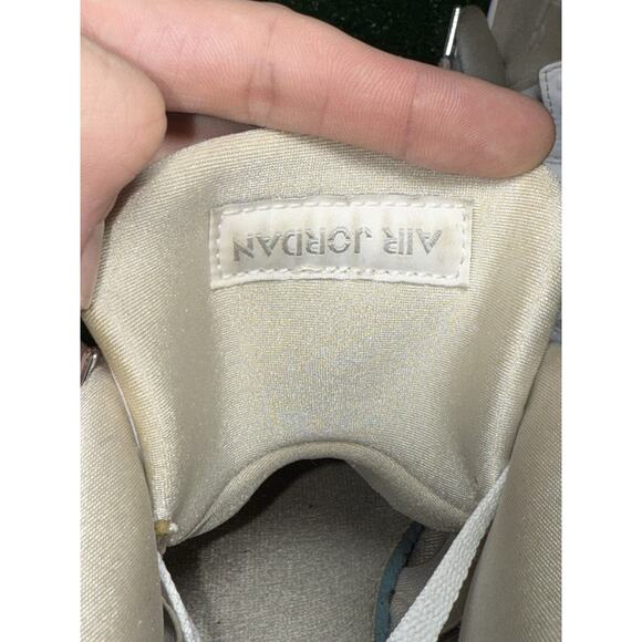 Nike Jordan‎ 4 Retro Pure Money Men’s Size 9.5 308497-100 Vintage White Sneakers - Picture 9 of 10